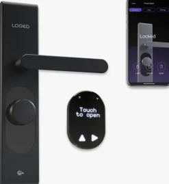 LOQED Touch Edition Slim deurslot - zwart