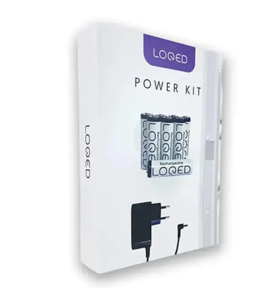 LOQED voedingskit voor slim deurslot Touch Smart Lock