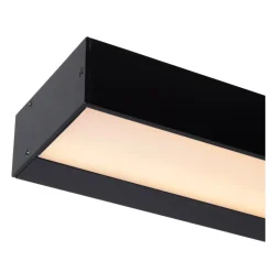 Lucide ALEXA wandlamp badkamer LED 3000K IP44 Zwart