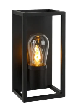 Lucide badkamer wandlamp Carlyn zwart