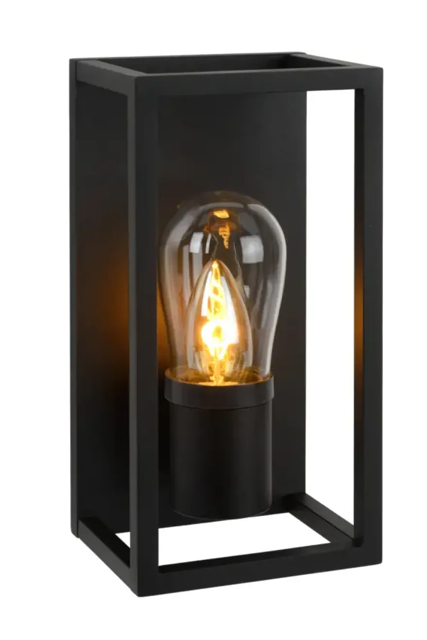Lucide badkamer wandlamp Carlyn zwart