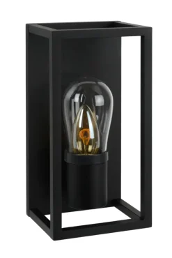 Lucide badkamer wandlamp Carlyn zwart