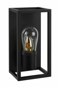 Lucide badkamer wandlamp Carlyn zwart