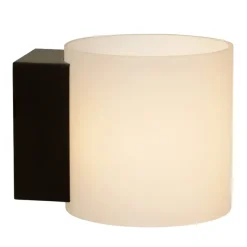Lucide badkamer wandlamp Jelte IP44 zwart
