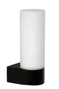 Lucide badkamer wandlamp 1-lichts Jesse IP44 zwart