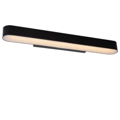 Lucide badkamer wandlamp Madelon IP44 zwart