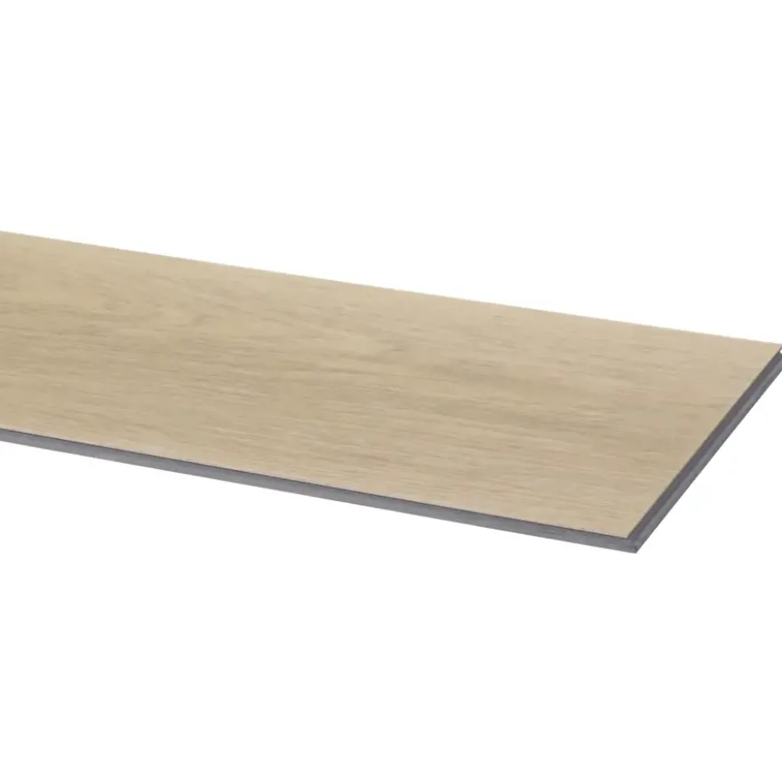 Lundia click PVC Zuiver Ragna lichtgrijs houtlook incl. geïntegreerde ondervloer