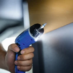 LUX accuschroevendraaier 3.6 volt met draaibaar handvat