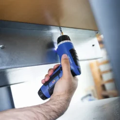 LUX accuschroevendraaier 3.6 volt met draaibaar handvat