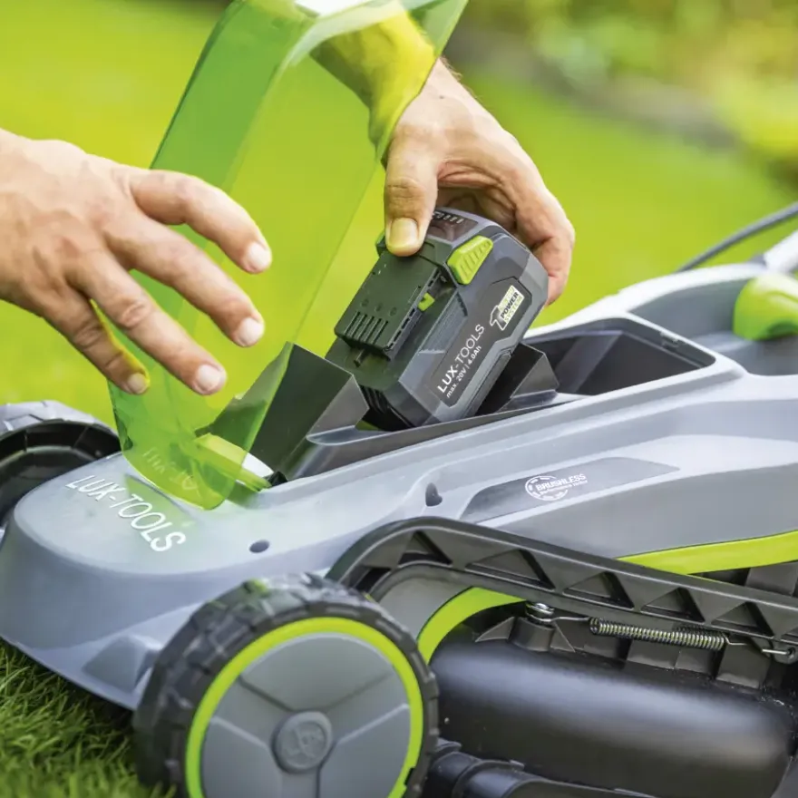LUX 20V grasmaaier 33cm (incl. 4.0Ah accu + lader)