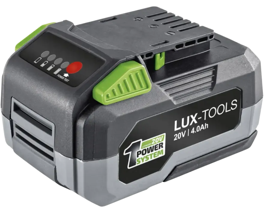 LUX 20V set accu 4,0Ah + lader