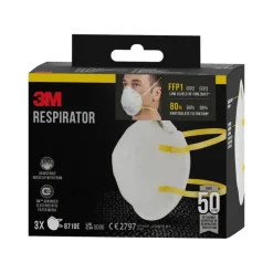 3M fijn stof masker cupvorm 8710C3N 3 stuks