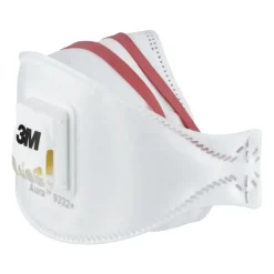 3M fijn stof masker vouwbaar met uitademventiel 9332C1 2 stuks