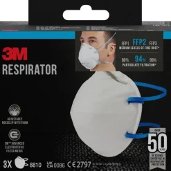 3M fijnstofmasker cupvorm 8810 3 stuks