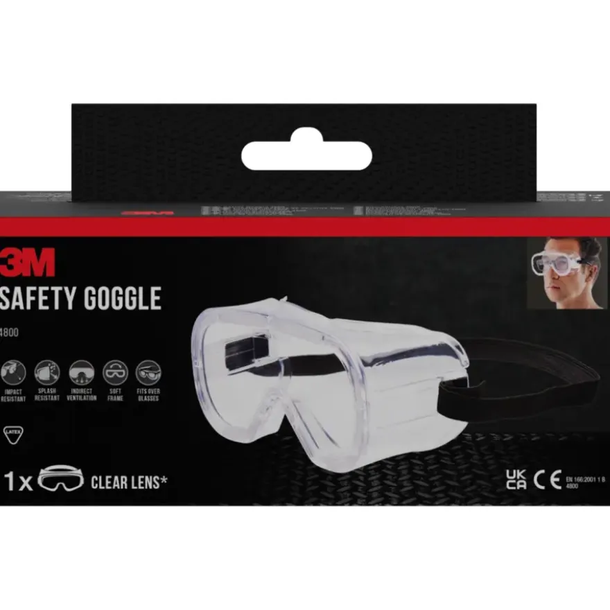 3M ruimzichtbril standaard anti-splash