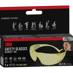 3M Veiligheidsbril Gele Glazen