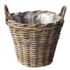 Mand Antique D30 H23CM Grijs