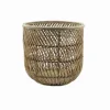 Mand rotan blond D32H35 cm