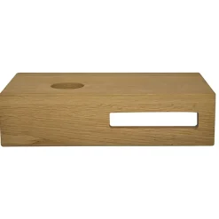 Marho Tarn wastafelblad toilet links 40 x 21 x 10 cm massief hout