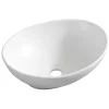 Marho Ablua waskom ovaal 40 x 33 x 14,5 cm keramiek mat wit