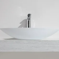 Marho Beli waskom ovaal 59 x 35 x 11 cm solid surface mat wit