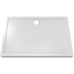 Marho douchebak rechthoek glanzend wit 140 x 90 x 4 cm