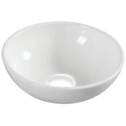 Marho Drova waskom rond 28 x 10 cm keramiek glans wit