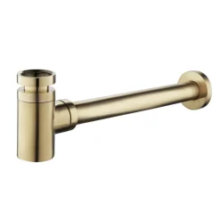 Marho fonteinset compleet links Ondine S mini wit + geborsteld messing