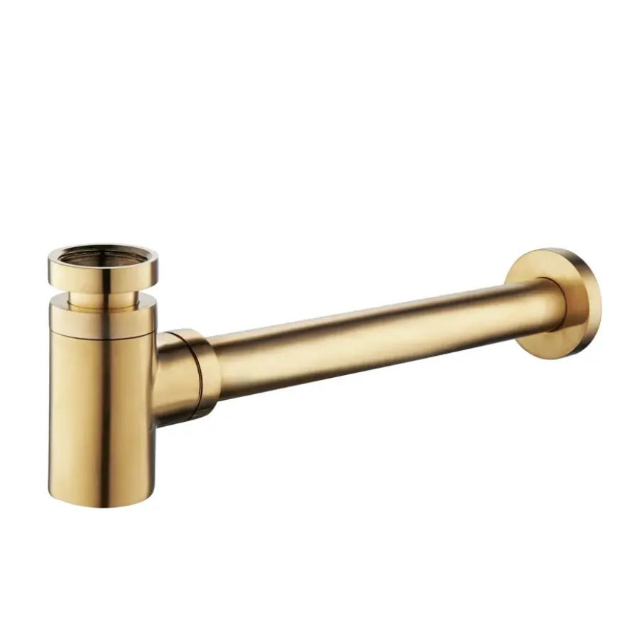 Marho fonteinset compleet links Ondine S mini zwart + geborsteld messing