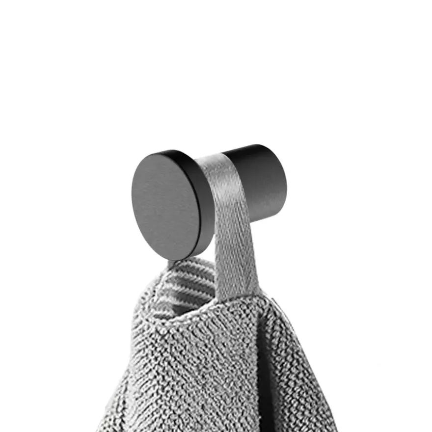 Marho Handdoekhaak Luxor klein gun metal