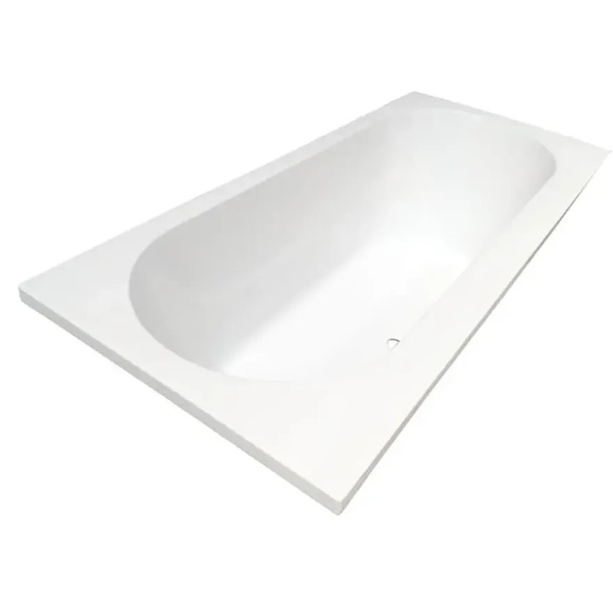 Marho Harboro inbouw duo ligbad glanzend wit 180 x 80 x 49 cm