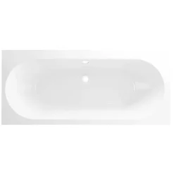 Marho Harboro inbouw duo ligbad glanzend wit 180 x 80 x 49 cm