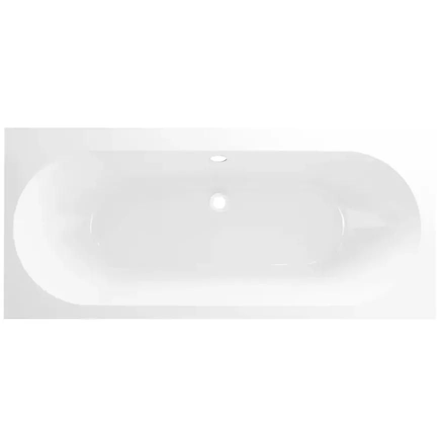 Marho Harboro inbouw duo ligbad glanzend wit 180 x 80 x 49 cm