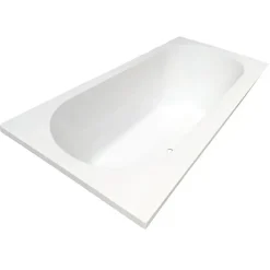 Marho Harboro inbouw duo ligbad glanzend wit 170 x 70 x 43 cm
