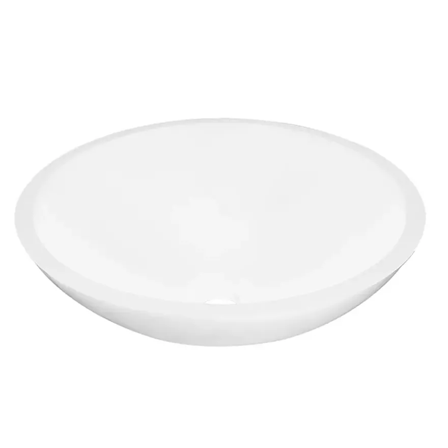 Marho Isla waskom rond 43 x 13 cm solid surface mat wit