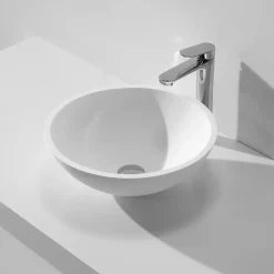 Marho Isla waskom rond 43 x 13 cm solid surface mat wit