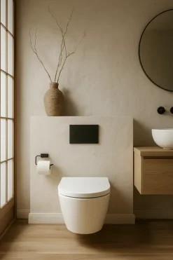 Marho Lior douche WC hangend rimless wit