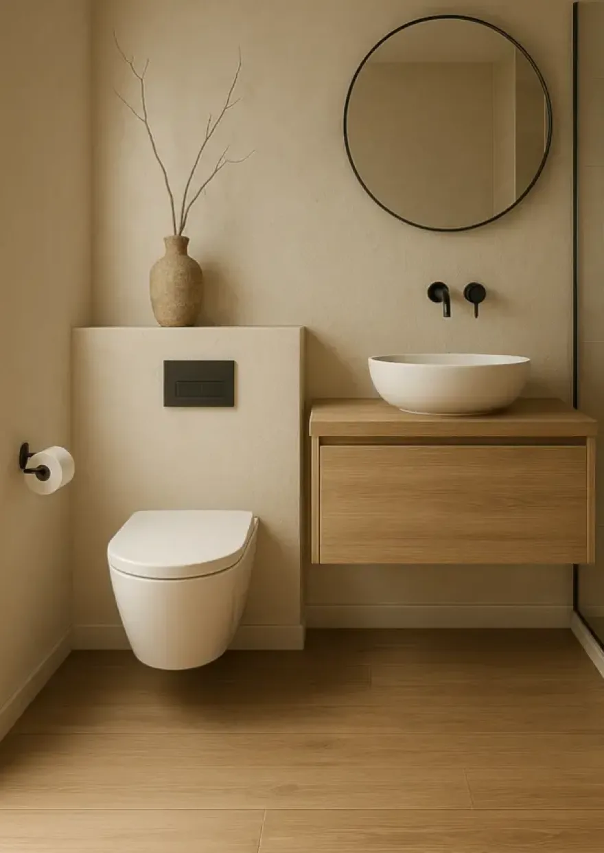 Marho Lior douche WC hangend rimless wit