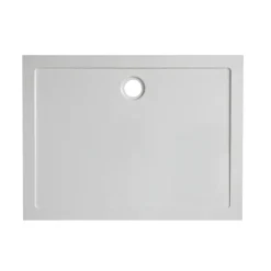 Marho Luxe douchebak rechthoek glanzend wit 120 x 90 x 4 cm