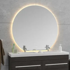 Marho Neris badkamerspiegel met verlichting en verwarming dimbaar 120 x 112 x 0,3 cm