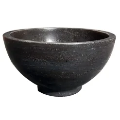 Marho Nudo waskom rond 20 x 11 cm hardsteen gezoet