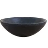 Marho Nudo waskom rond 32 x 12 cm hardsteen gezoet