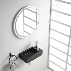 Marho Ondine fontein toilet M rechts mat zwart keramiek