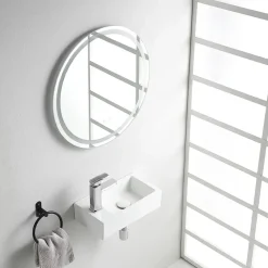 Marho Ondine fontein toilet M links glans wit keramiek
