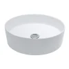 Marho Qira waskom rond 40 x 12 cm keramiek mat wit