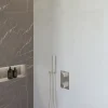Marho Valdra regendouche set inbouw met thermostaatkraan 25 cm chroom