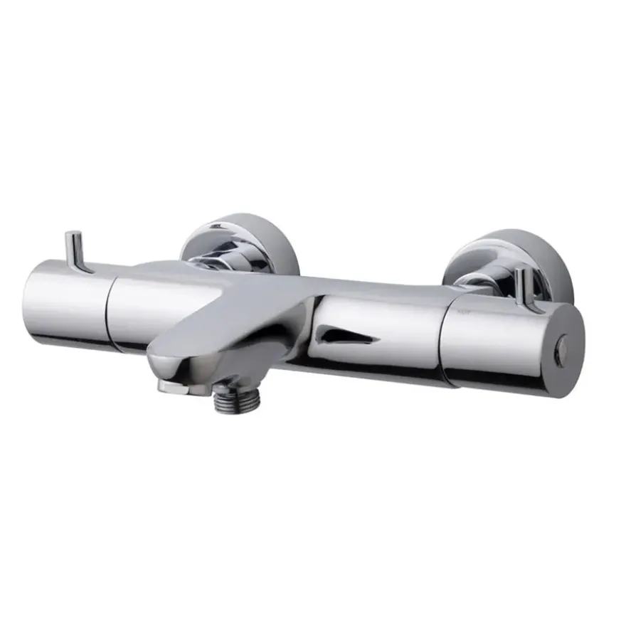 Marho Valdra thermostatische badmengkraan chroom