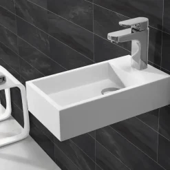 Marho Zelia fontein toilet rechts mat wit composiet