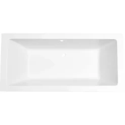 Marho Zephyra SQ inbouw duo lig bad 180 x 80 x 49 cm mat wit