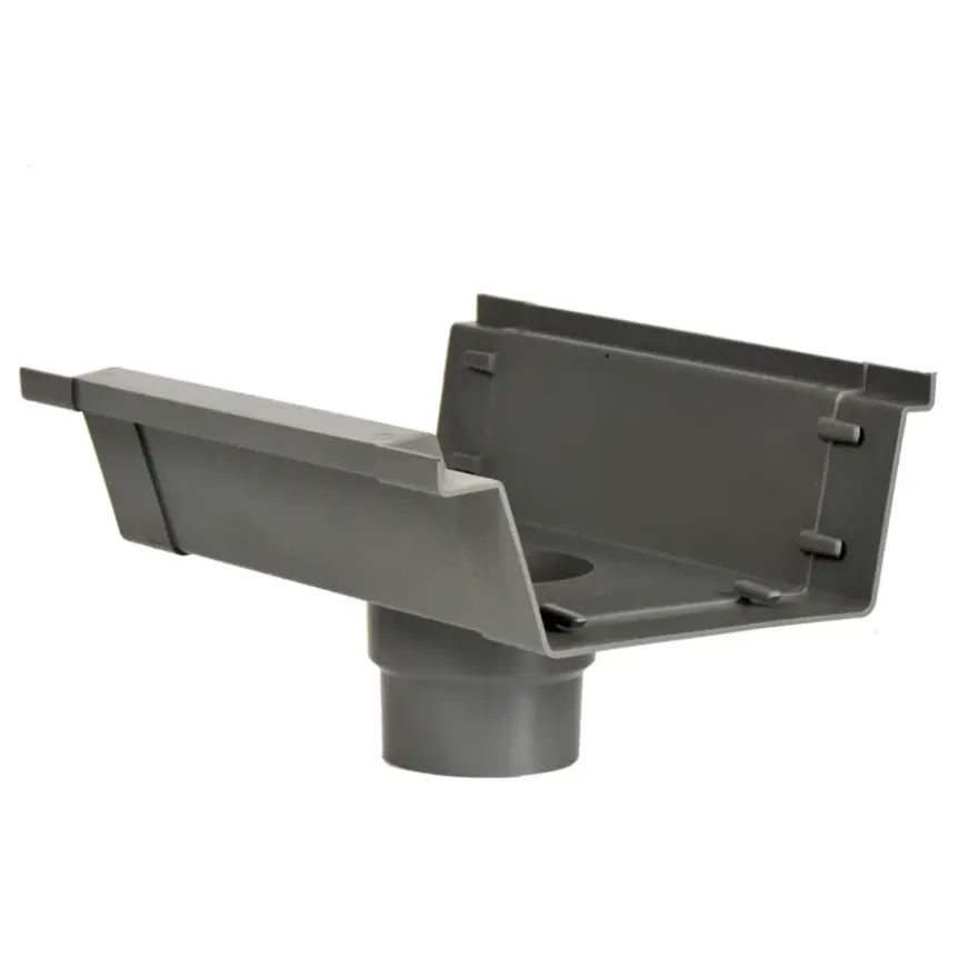 Martens bakgootuitloop grijs 125 mm